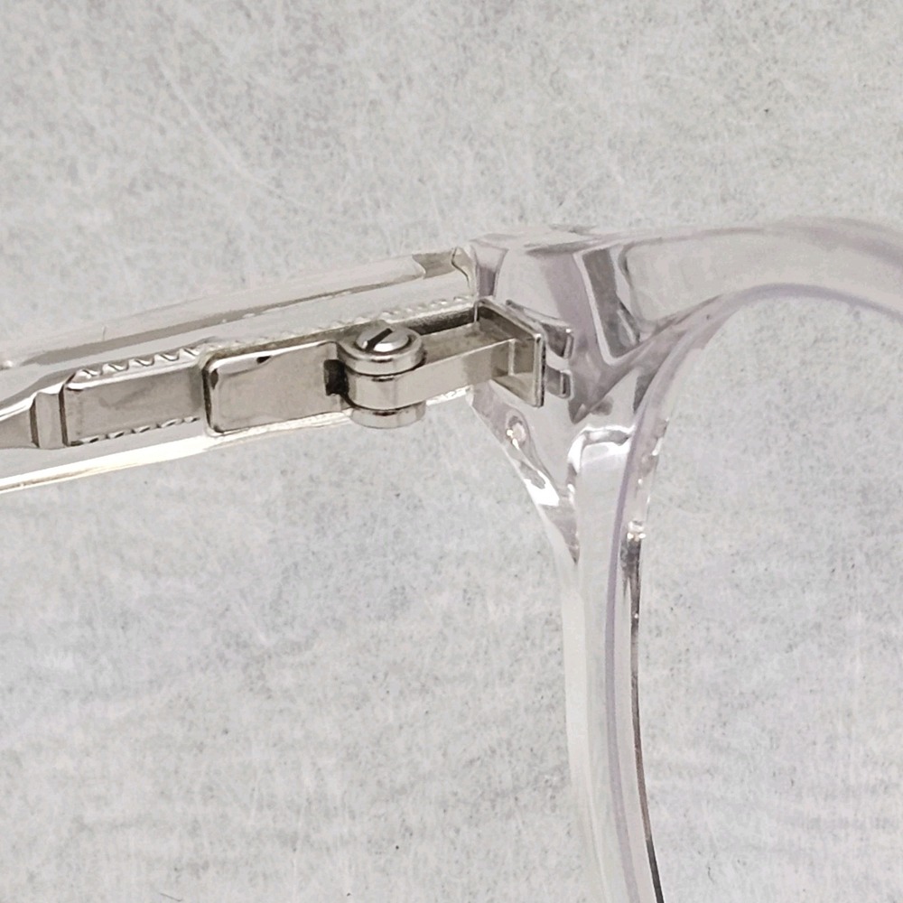EUC Warby Parker Farris 500 Clear Crystal Eyeglasses Frame 50-18-140 Eyewear - Picture 7 of 10